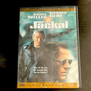 Universal The Jackal DVD with Black and Gray Cover